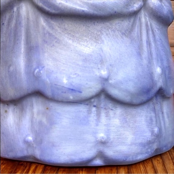 VINTAGE Small Bell - Lady with Blue Periwinkle Ball Gown - Picture 9 of 11